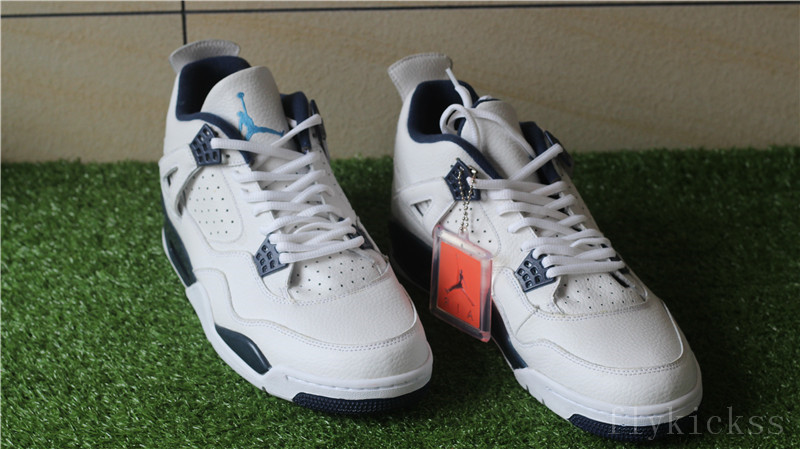 Authentic Air Jordan 4 Retro Columbia